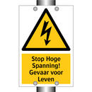 Stop Hoge Spanning! Gevaar voor Leven