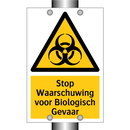 Stop Waarschuwing voor Biologisch Gevaar