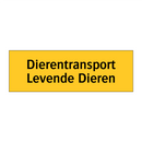 Dierentransport Levende Dieren