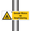 Gevaar Risico op Verplettering