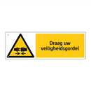 Draag uw veiligheidsgordel
