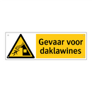 Gevaar voor daklawines