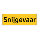 Snijgevaar