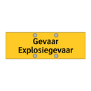 Gevaar Explosiegevaar