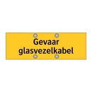 Gevaar glasvezelkabel