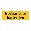 Gevaar voor batterijen