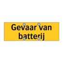 Gevaar van batterij