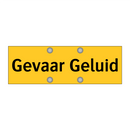Gevaar Geluid