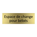 Espace de change pour bébés