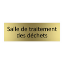 Salle de traitement des déchets
