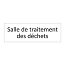 Salle de traitement des déchets
