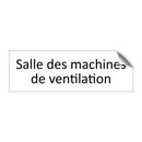 Salle des machines de ventilation