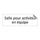 Salle pour activités en équipe