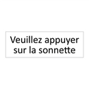 Veuillez appuyer sur la sonnette