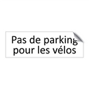 Pas de parking pour les vélos