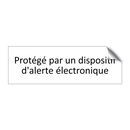 Protégé par un dispositif d'alerte électronique