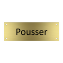 Pousser
