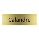 Calandre & Calandre & Calandre