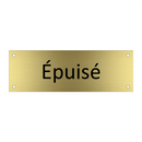 épuisé