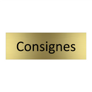 Consignes