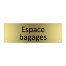 Espace bagages