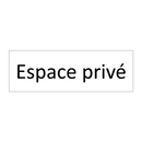 Espace privé