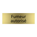 Fumeur autorisé