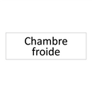 Chambre froide