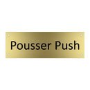 Pousser Push
