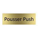 Pousser Push