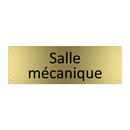 Salle mécanique