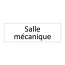 Salle mécanique