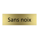 Sans noix