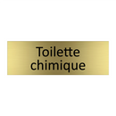 Toilette chimique