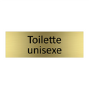 Toilette unisexe