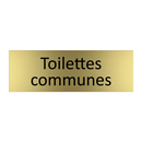 Toilettes communes