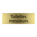 Toilettes messieurs