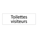 Toilettes visiteurs