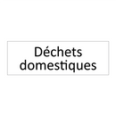 Déchets domestiques