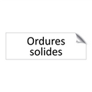 ordures solides