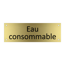 Eau consommable