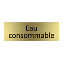 Eau consommable