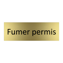 Fumer permis