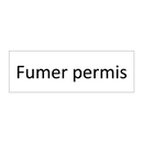 Fumer permis
