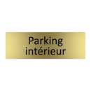 Parking intérieur