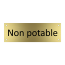 Non potable
