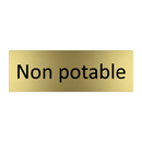 Non potable
