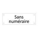 Sans numéraire