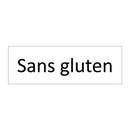 Sans gluten