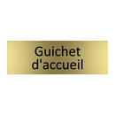 Guichet d'accueil